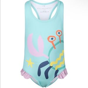 BNWT Stella McCartney Kids graphic-print U-neck swimsuit 2T